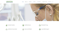 Desktop Screenshot of likhithadiagnostic.com